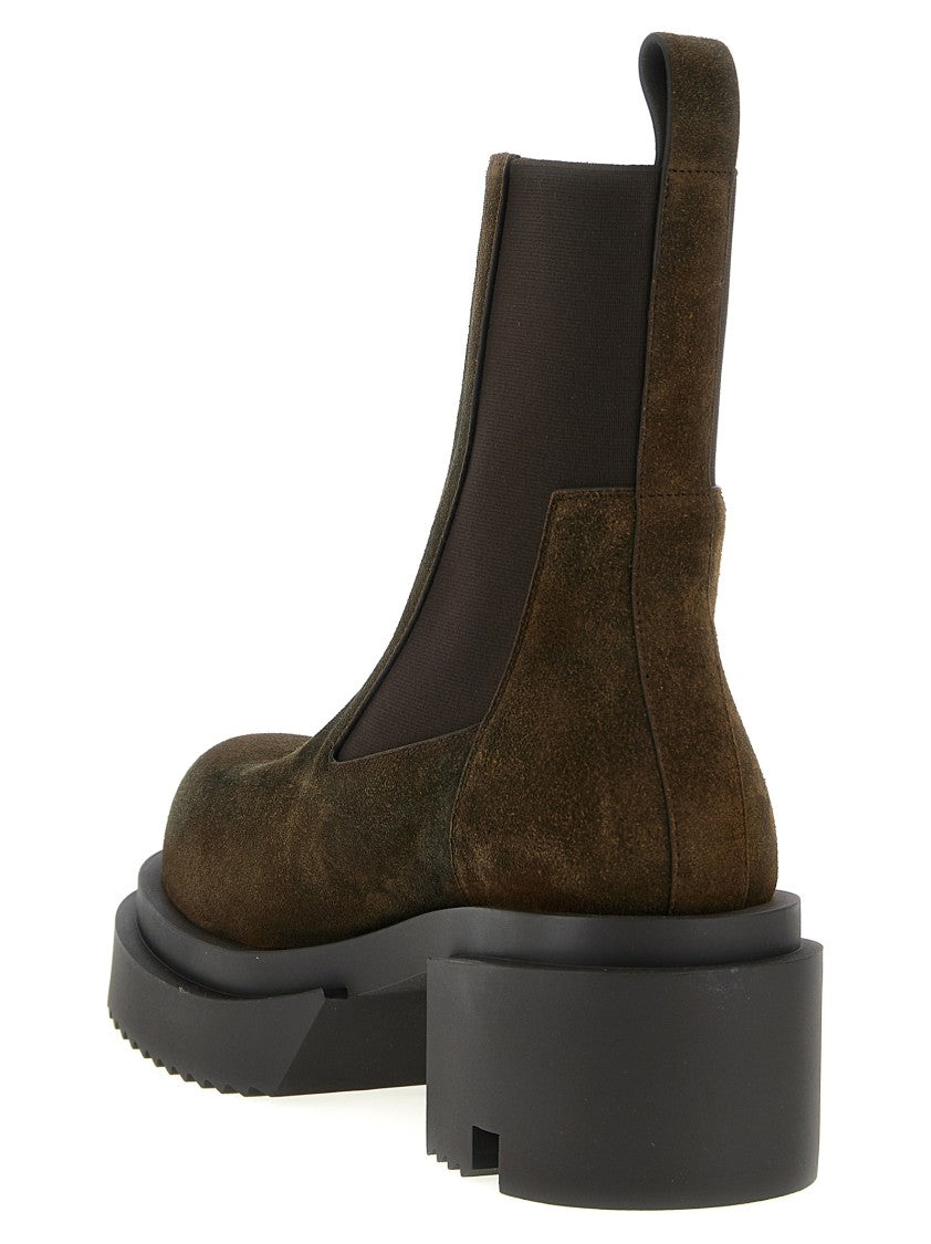 Rick Owens Beatle Bogun' Ankle Boots