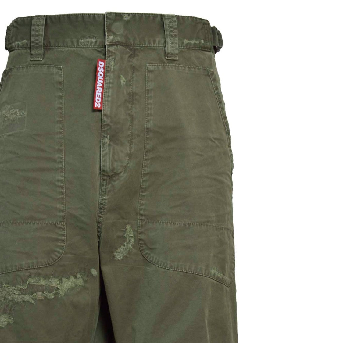 Dsquared2 Military Green Rodeo Denim Pants