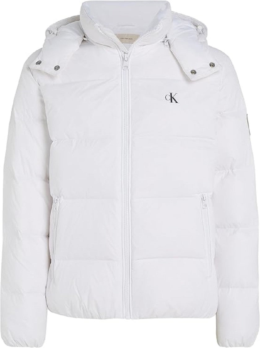 Calvin Klein White Quilted Padded Jacket
