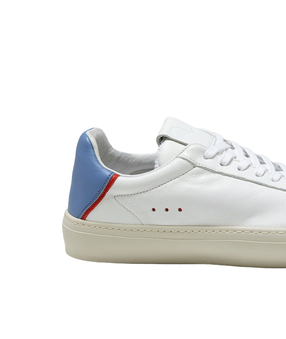 Aqua Alta Venice White Leather And Suede Sneakers