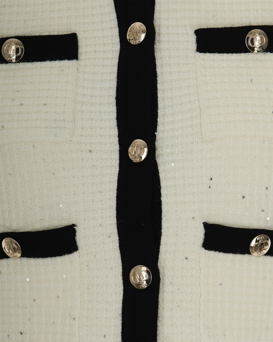 Liu Jo Milk/Black Lurex Jacket