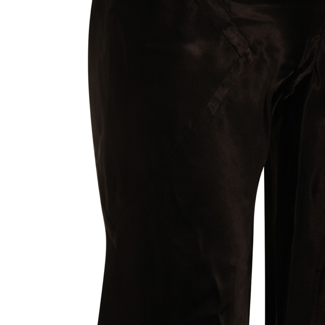 Rick Owens Wide-Leg Trousers With High Ribbed Waistband