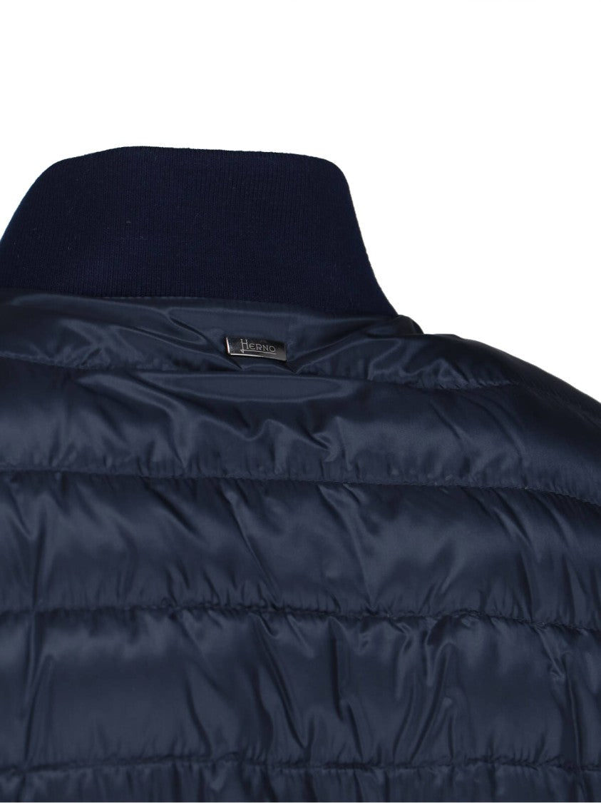 Herno Tailored Black Casual Jacket With High Collar