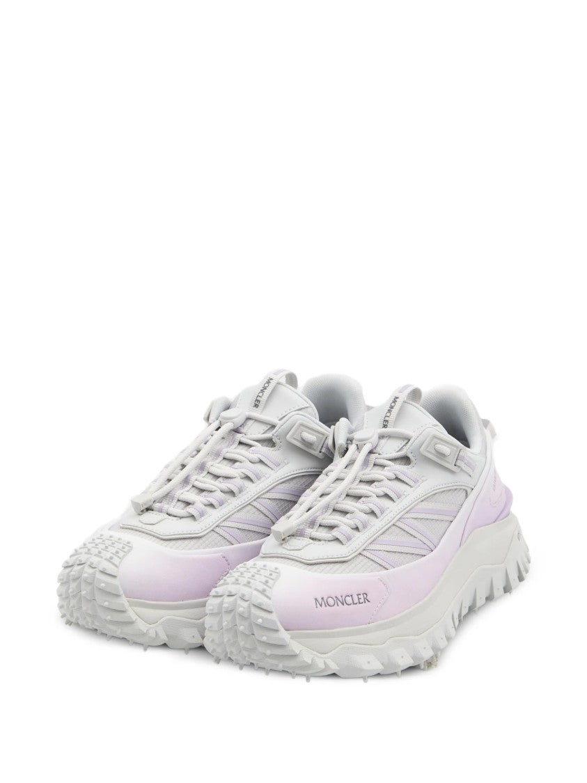 Moncler Grey Trailgrip Chunky Sole Sneakers