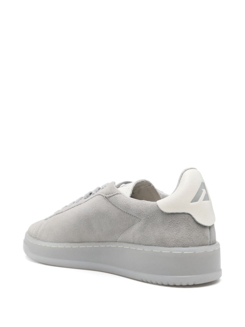 Autry Medium Grey Suede Dallas Sneakers