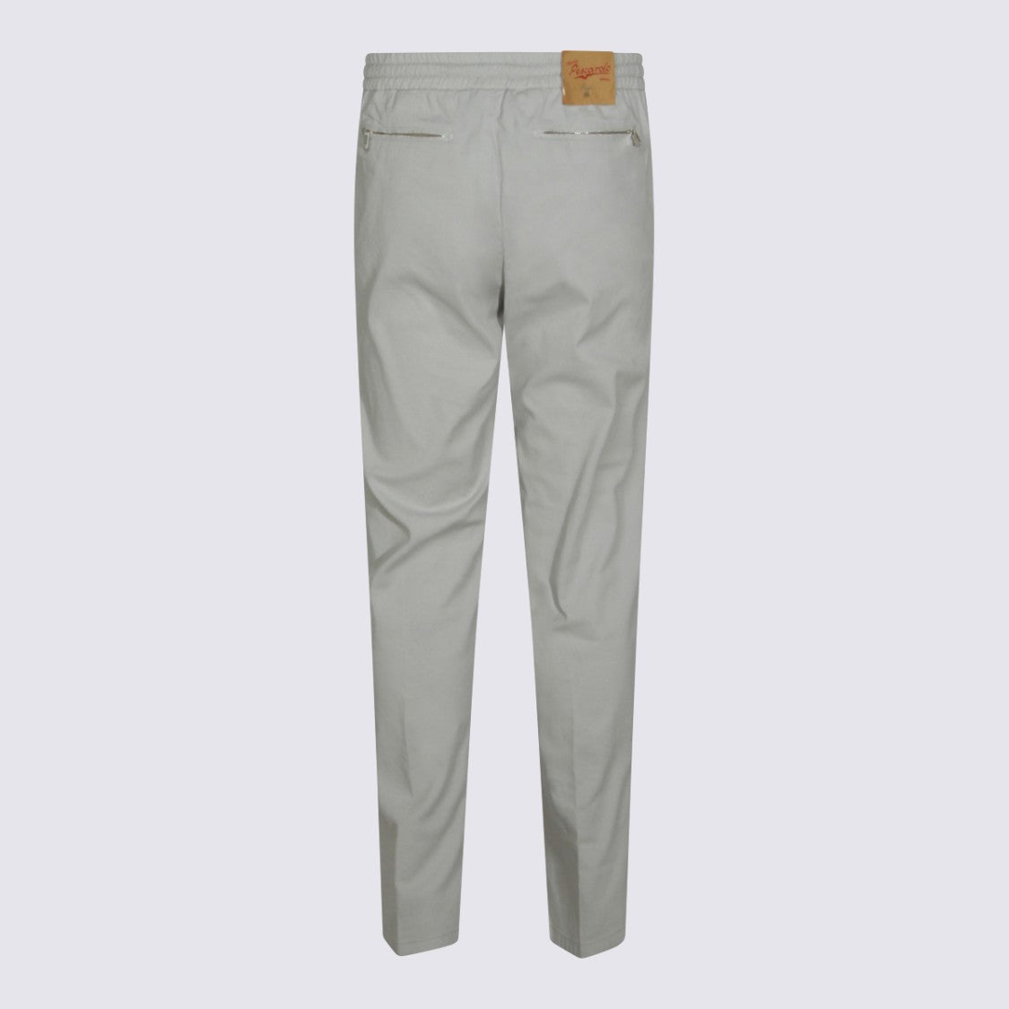 Marco Pescarolo Slim Tapered Trousers With Adjustable Waistband And Decorative Beads