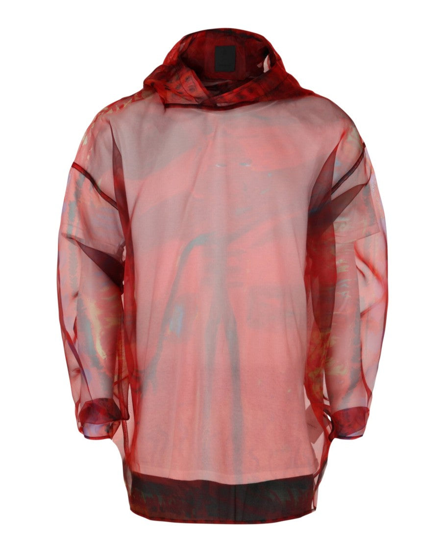Givenchy Sheer Hooded Sweatshirt