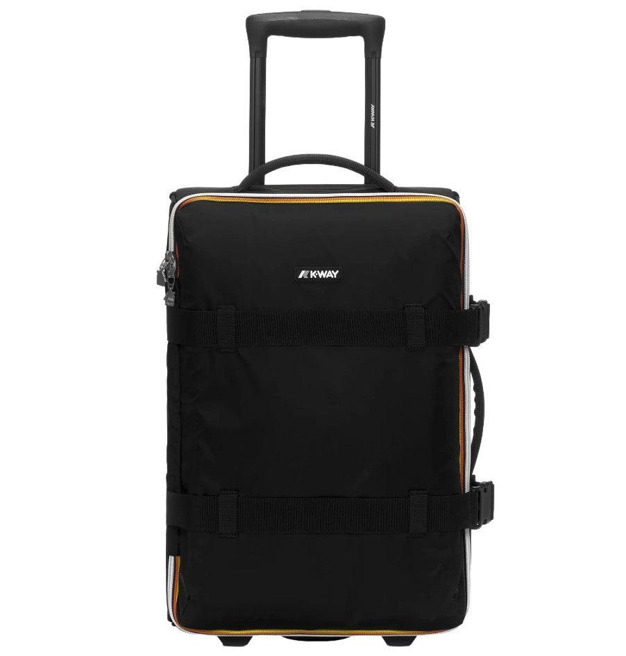 K-Way Black Blossac Ripstop Travel Bag