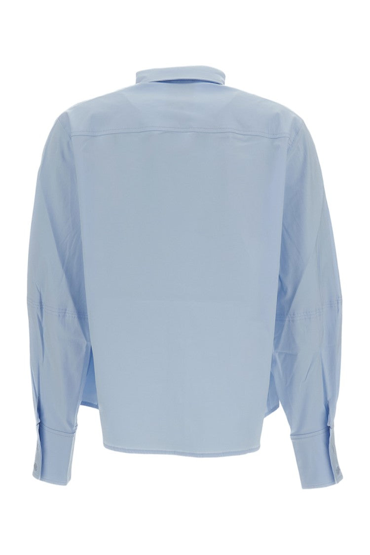 Irie' Clear Blue Button-Down Shirt With Long Sleeves