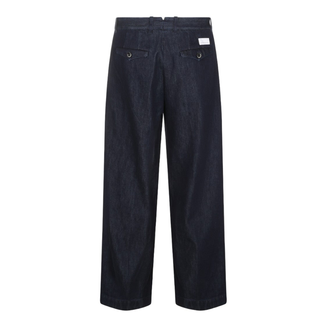 Nine In The Morning Wide-Leg Denim Jeans With High Waist And Minimalist Design