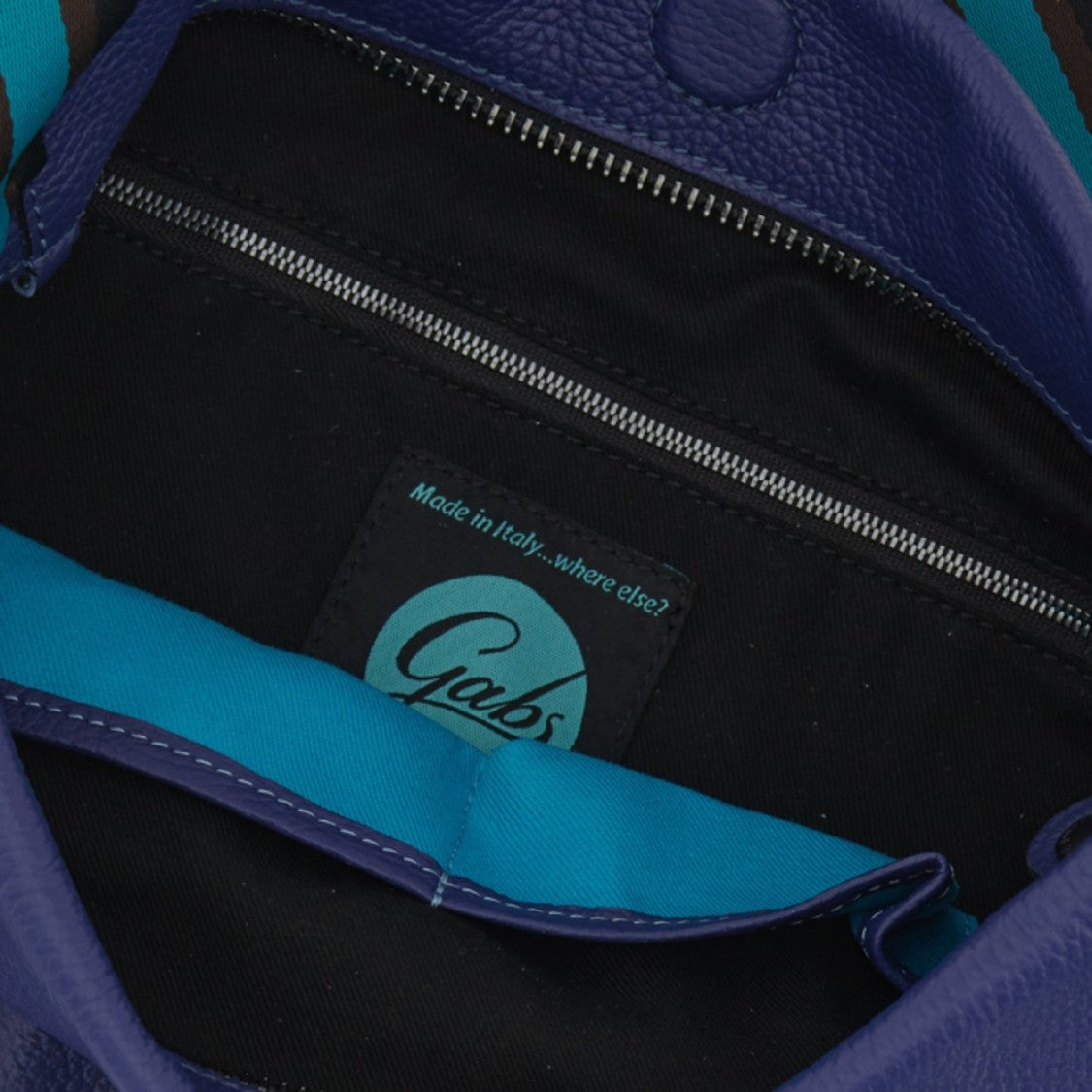 Gabs Deep Blue Leather Shoulder Bag
