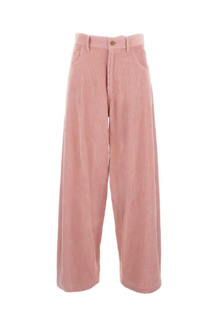 Jejia Wide Leg Corduroy Trousers With Classic Five-Pocket Design