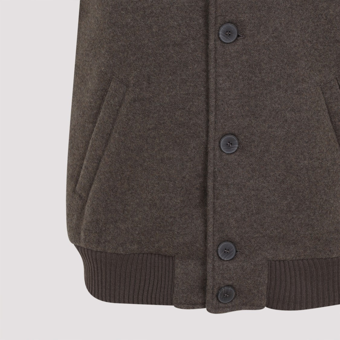 Giadero Saint Helen Brown Grey Cashmere Vest