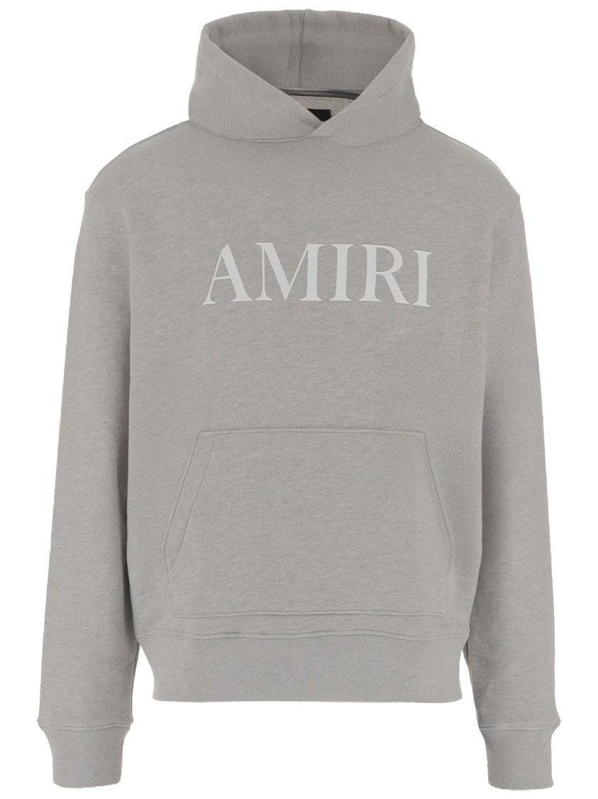 Amiri Cotton Sweatshirt With Hood And Contrasting Logo Detail