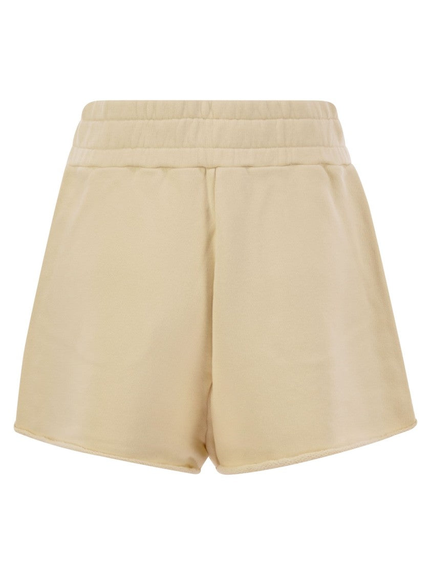 Autry Short Trousers In Compact Cotton Jersey