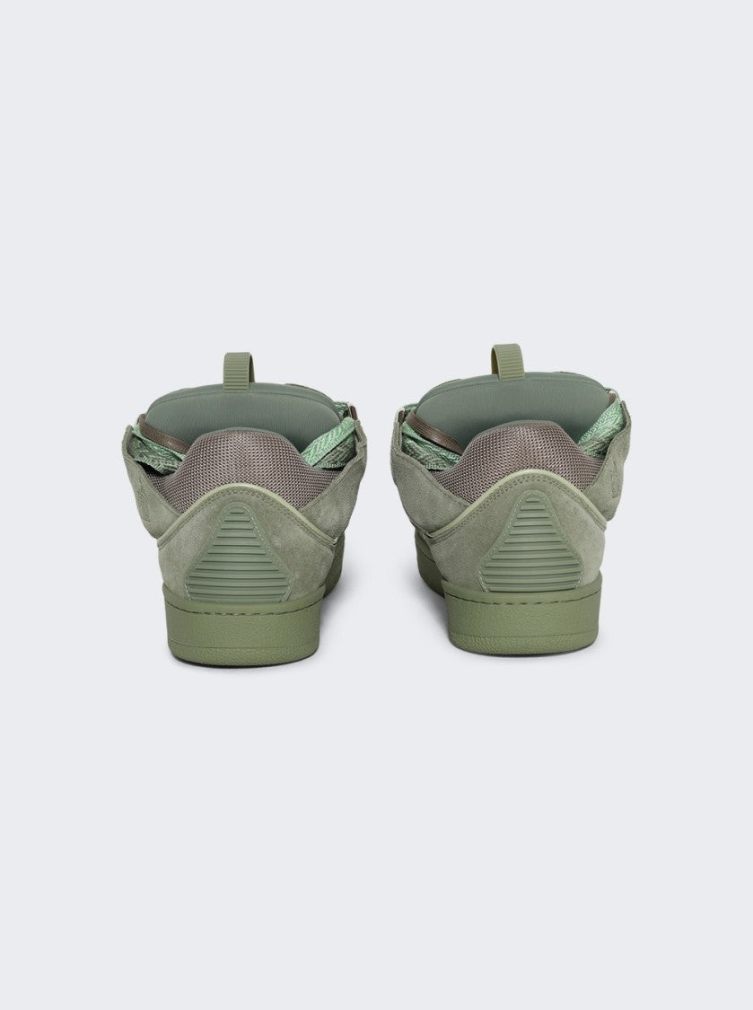 Lanvin Curb Sneakers Vert De Gris Green