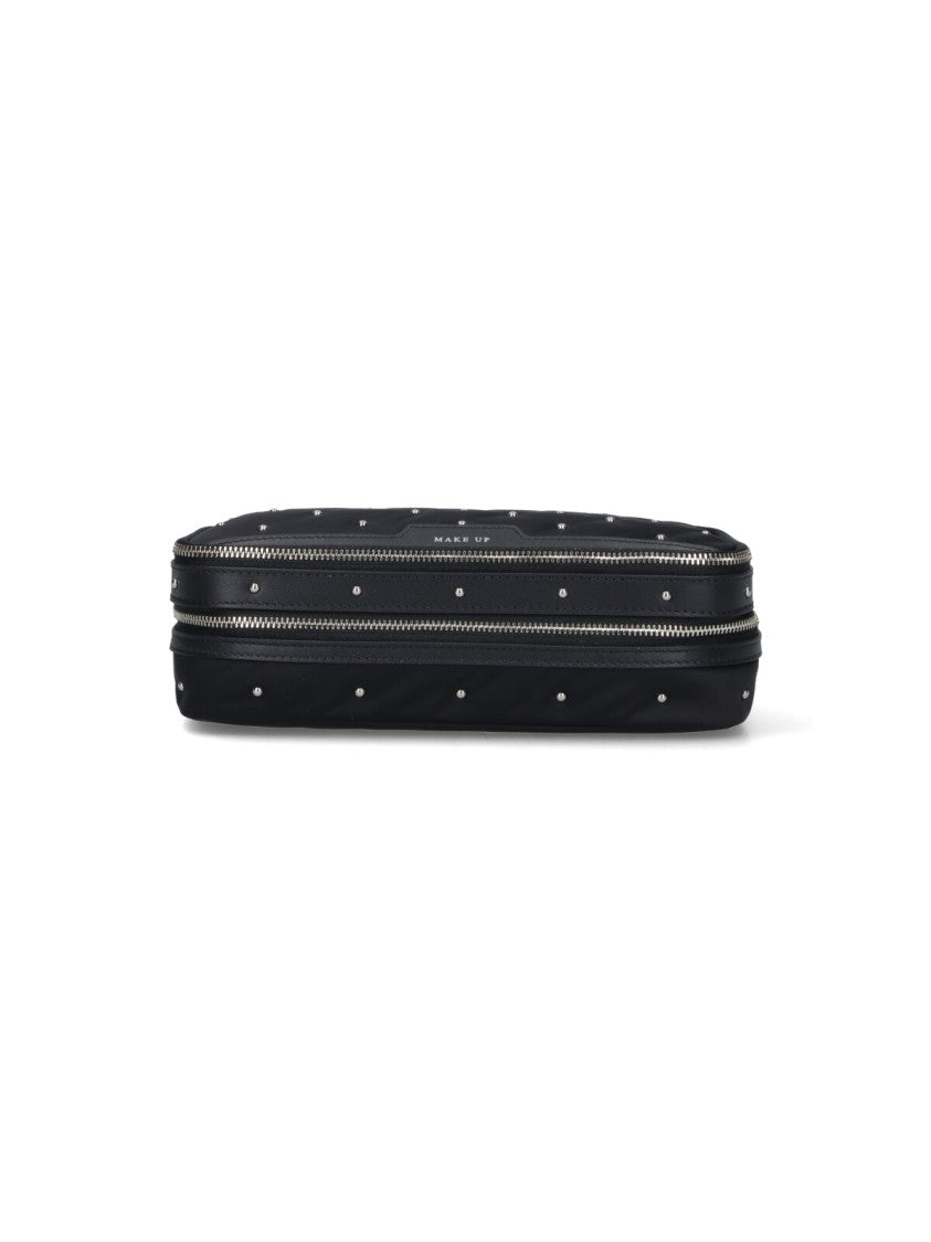 Anya Hindmarch Studs Makeup Pouch – Black