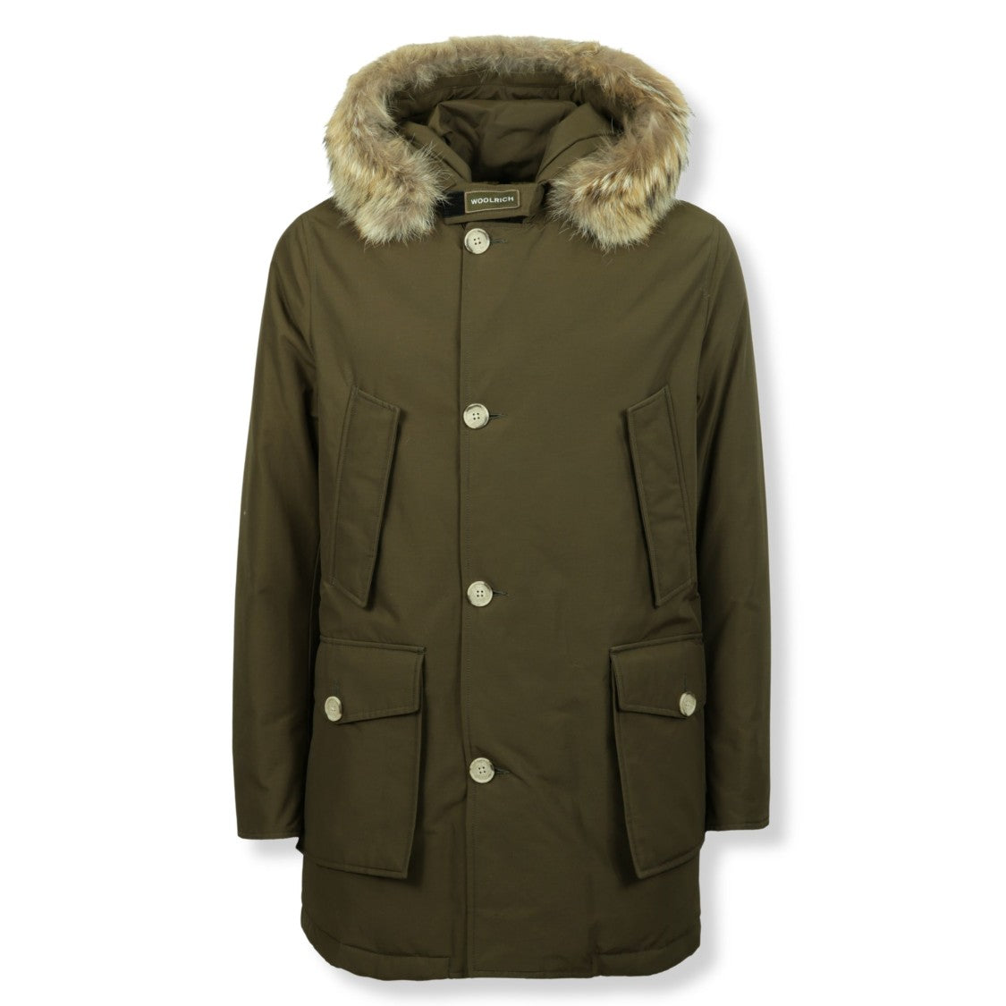 Woolrich Streamlined Olive Green Woolrich Parka