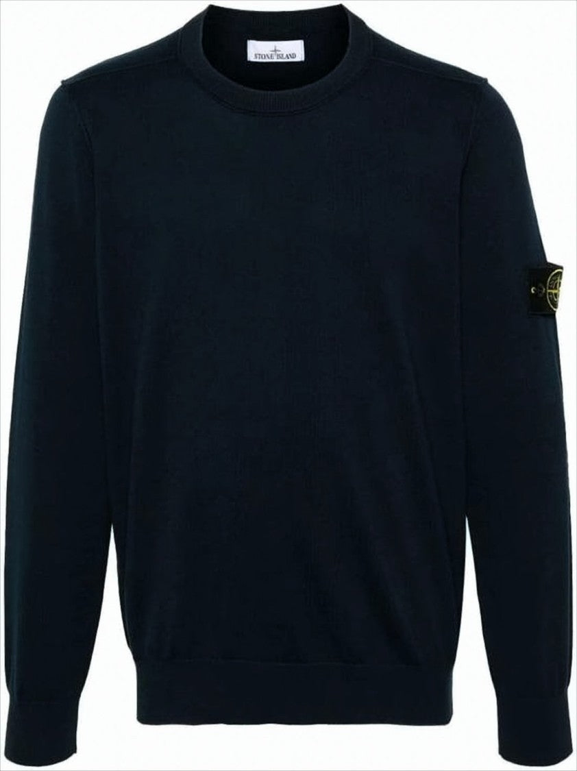 Stone Island Classic Crew Neck Cotton Sweater