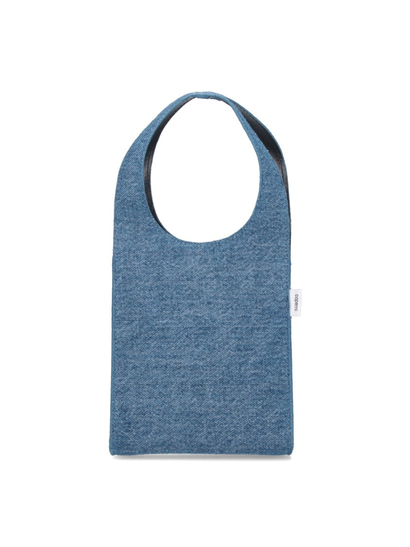 Coperni "Swipe" Micro Tote Bag – Blue Denim
