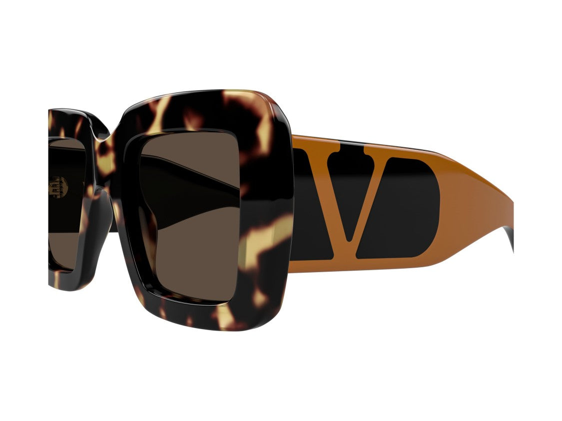 Valentino Vg0056s Bold Logo Oversized Tortoiseshell Sunglasses