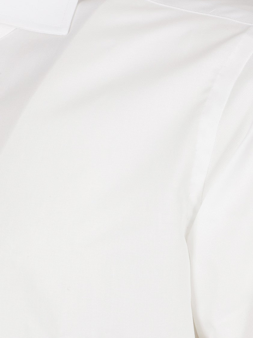 Barba Long-Sleeve Tailored Shirt With Pointed Collar