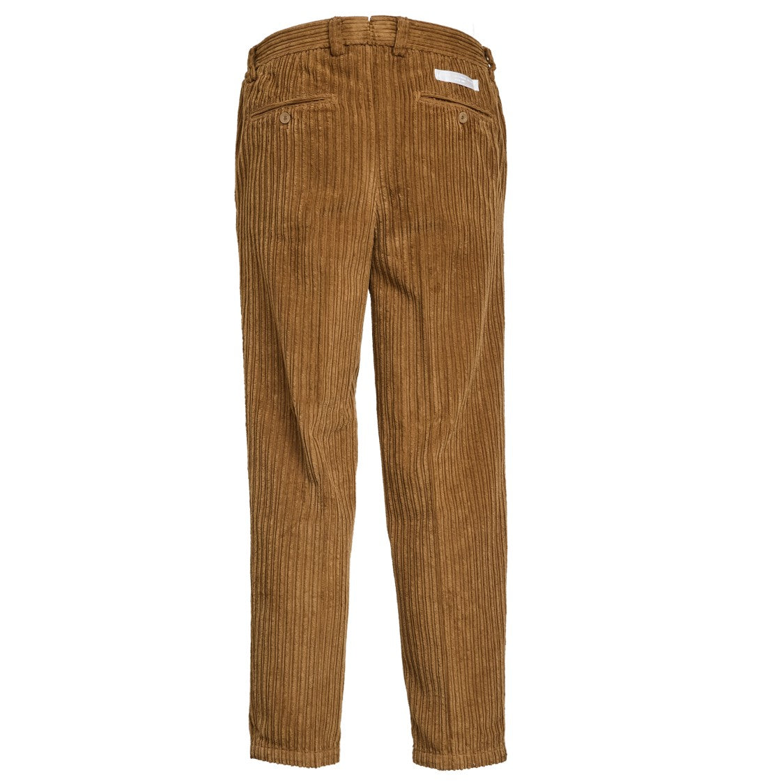 Briglia 1949 Ribbed Brown Corduroy Pants With Pockets