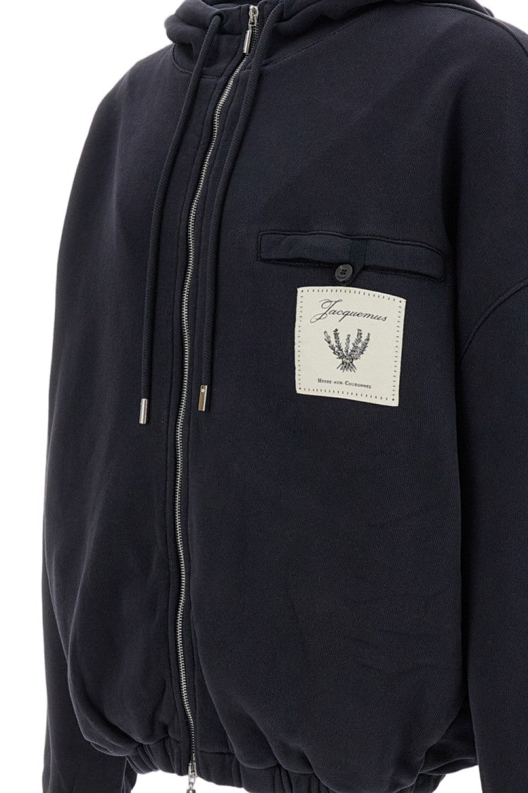 Jacquemus Blue The Hoodie Tournament Sweatshirt