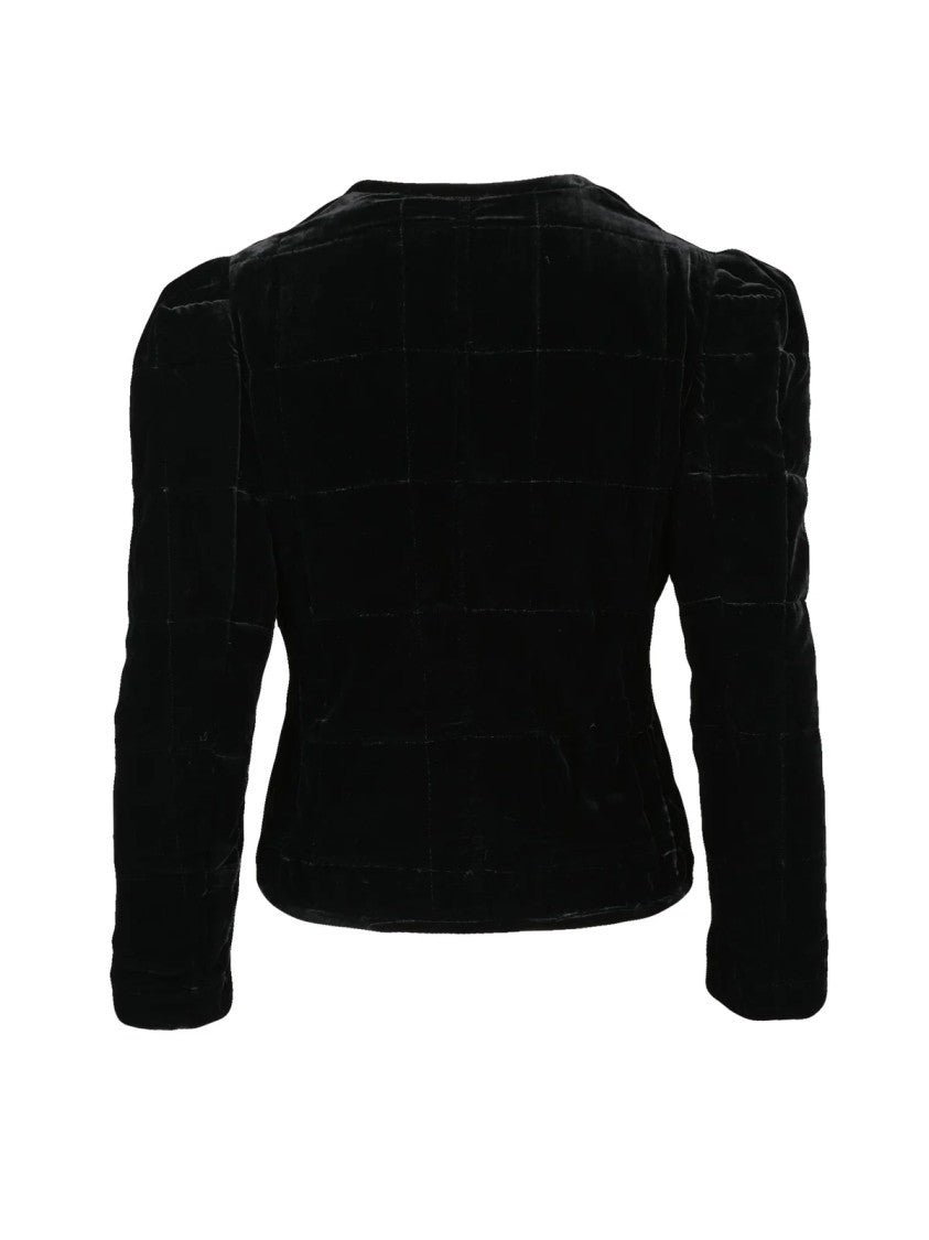 Isabel Marant Black Viscose-Blend Velvet Jacket