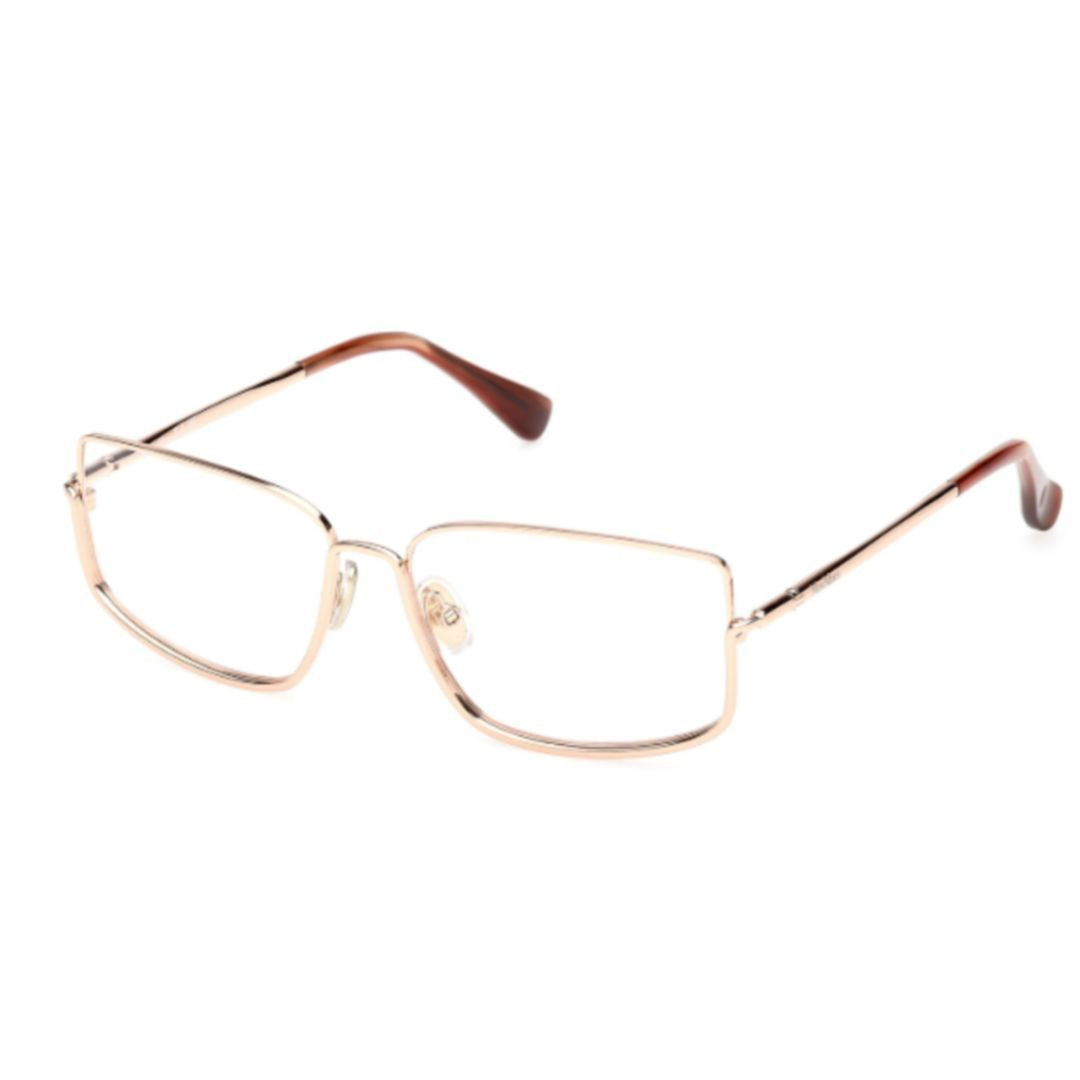 Max Mara Mm5203 Thin Metal Rectangular Eyeglasses