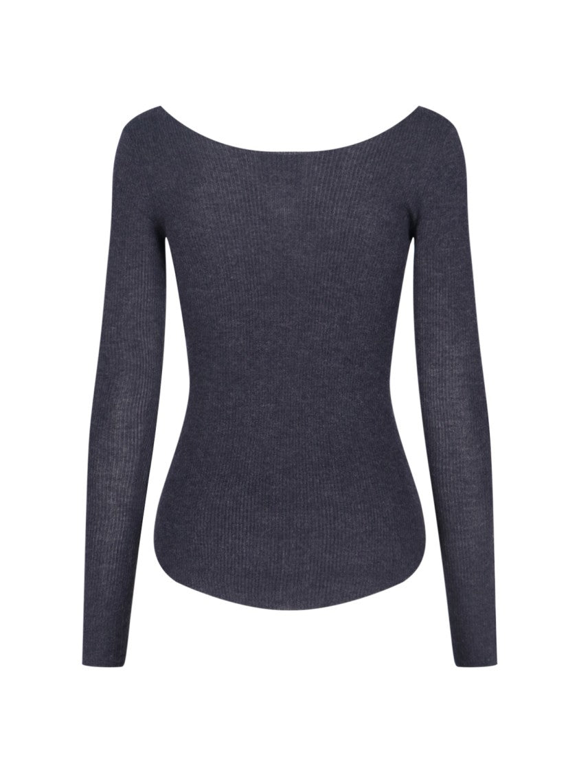 Isabel Marant Cashmere-Silk Knit Top – Black