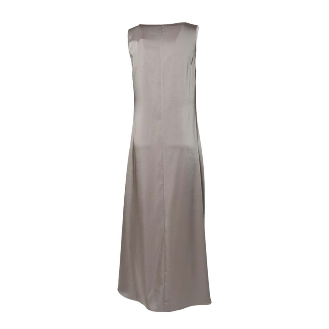 Max Mara Sleeveless Maxi Dress With V-Neckline And Flowing Silhouette