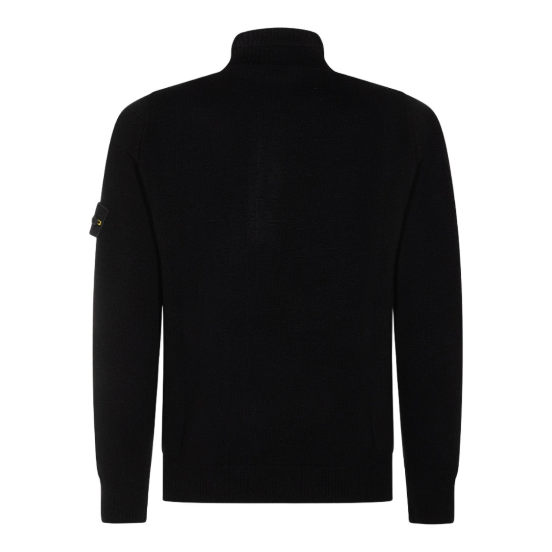 Stone Island High Collar Stone Island Sweater With Buttoned Placket