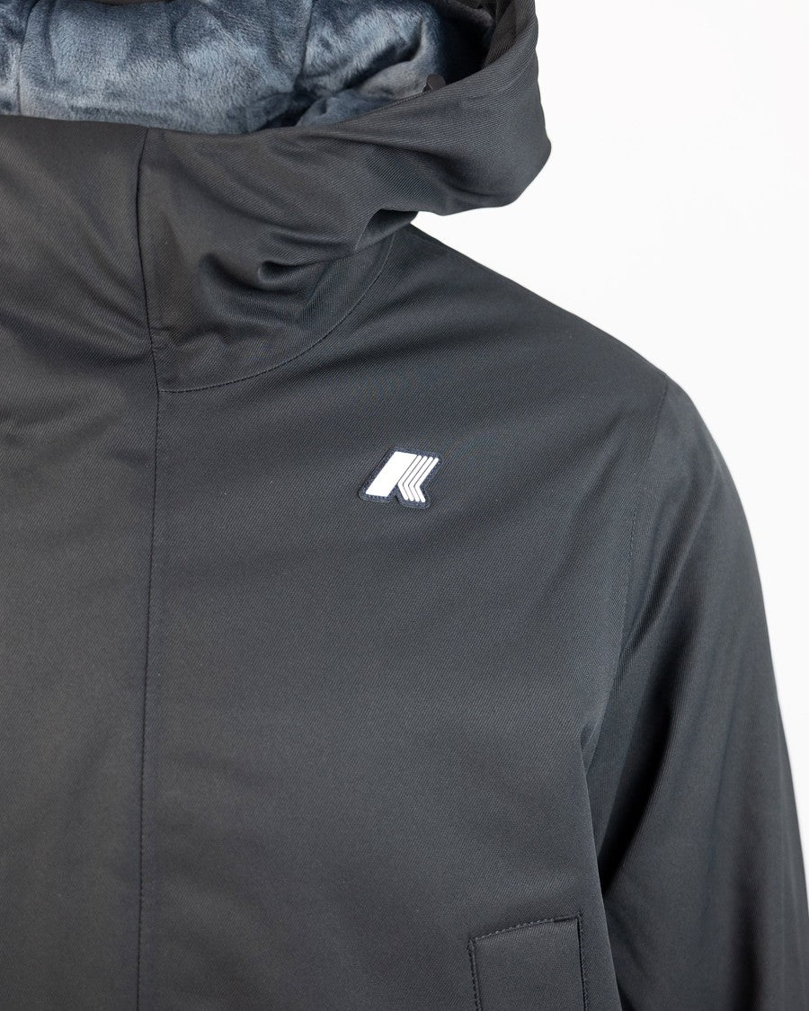 K-Way Jarno Twill Marmot Black Jacket