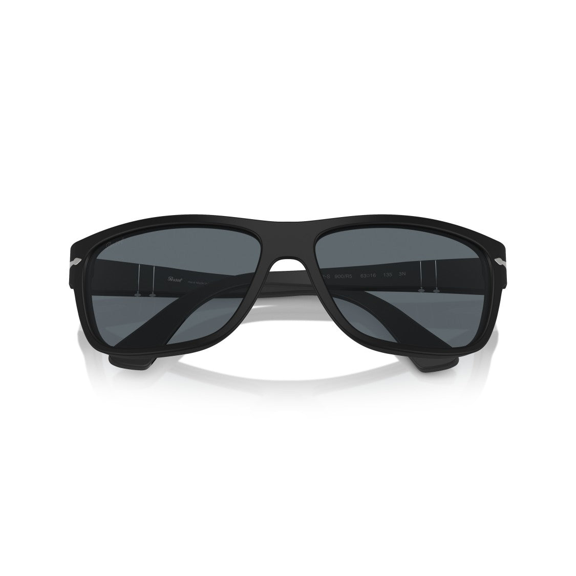 Persol 0Po3342s Rectangular Acetate Sunglasses With Silver Arrow Detail