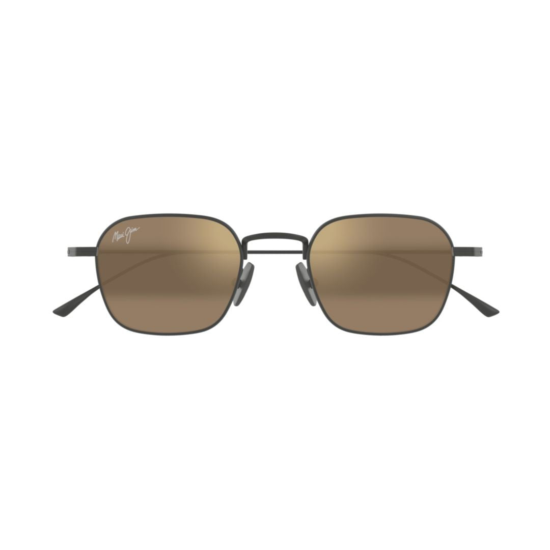 Maui Jim Mekala Matte Finish Rectangular Sunglasses With Adjustable Nose Pads