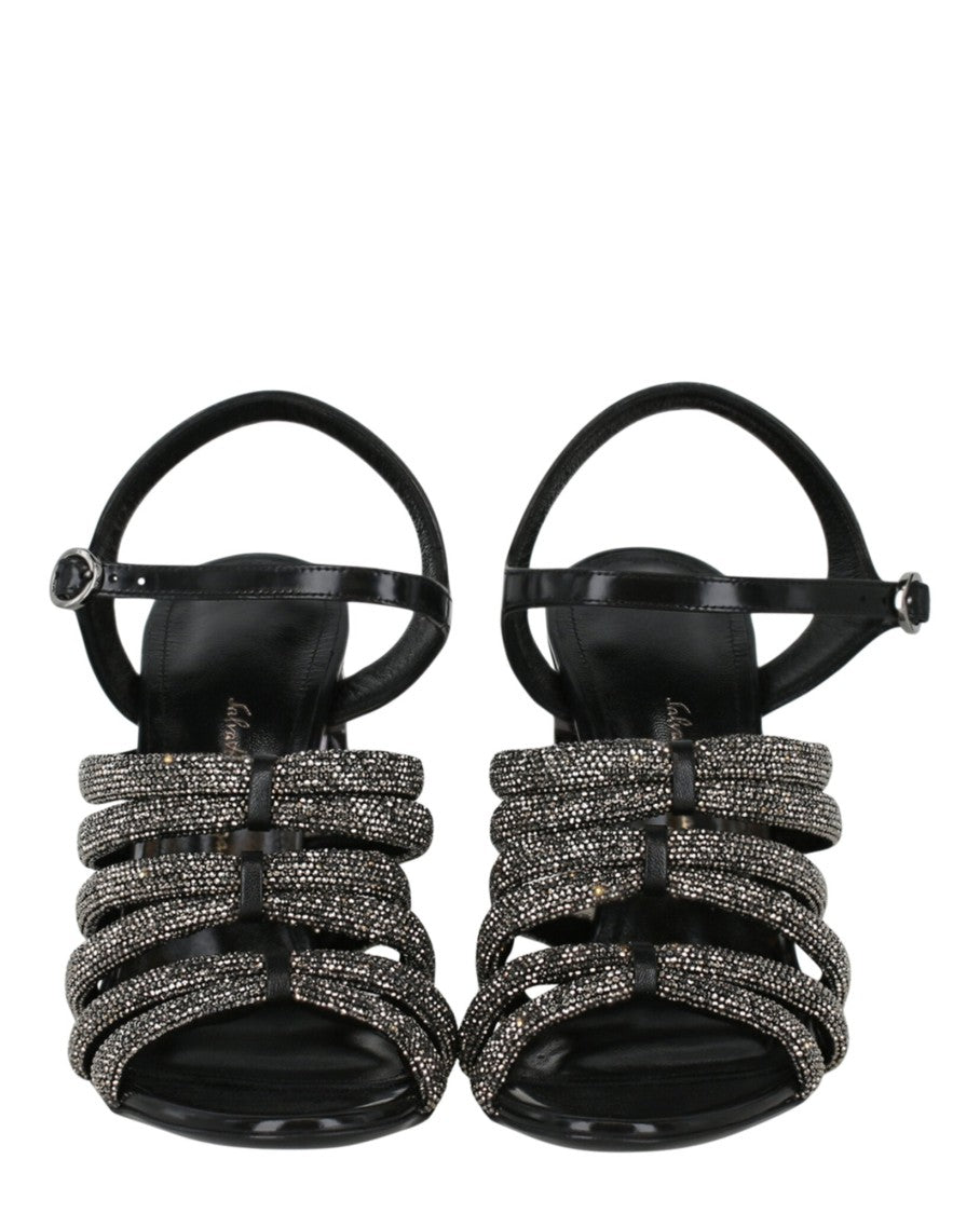Ferragamo Amalia Embellished Strappy Sandals
