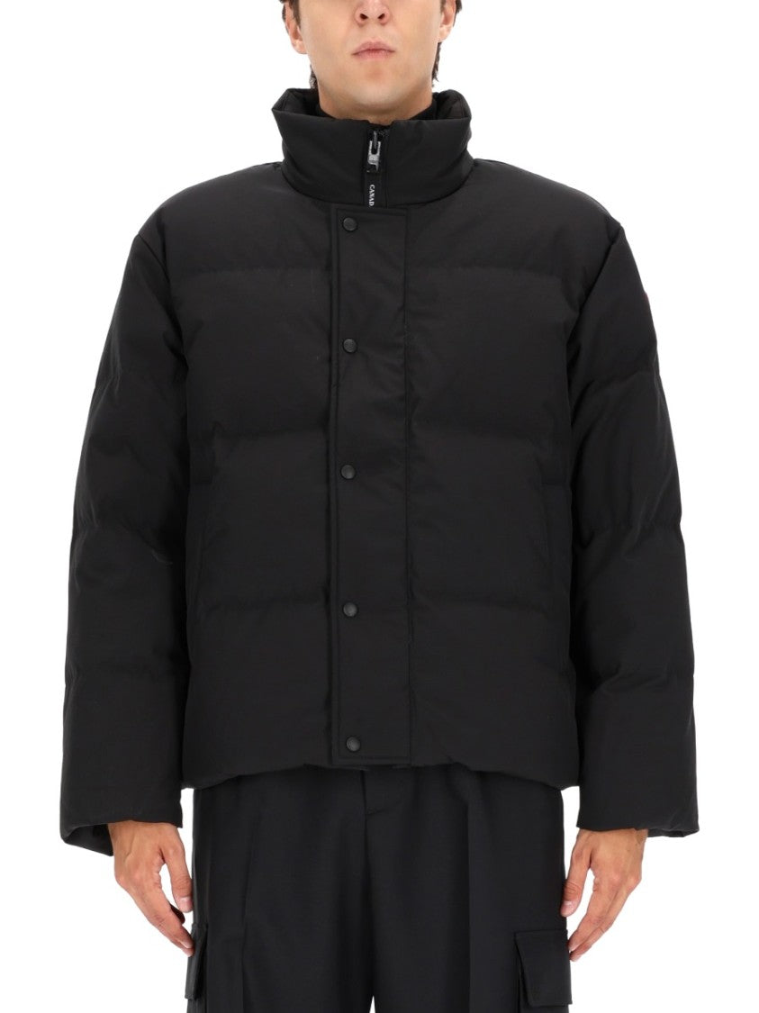 Canada Goose Boxy Cropped Padded Parka With Horizontal Quilting