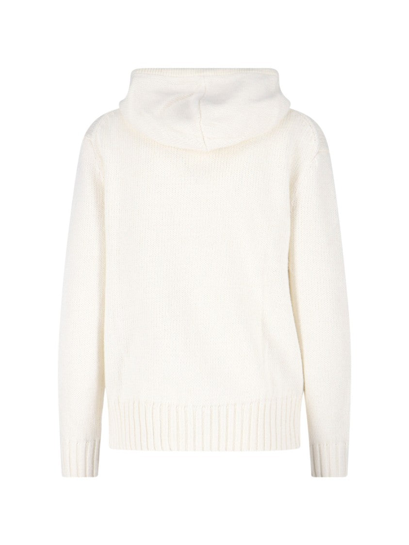 Polo Ralph Lauren Logo Hoodie – Cream