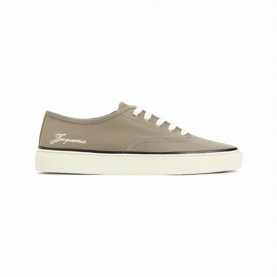 Jacquemus Minimalist Low-Top Sneakers With Embroidered Detail
