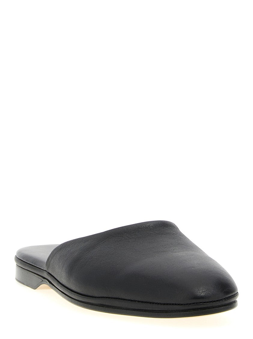 Brioni Leather Sabots