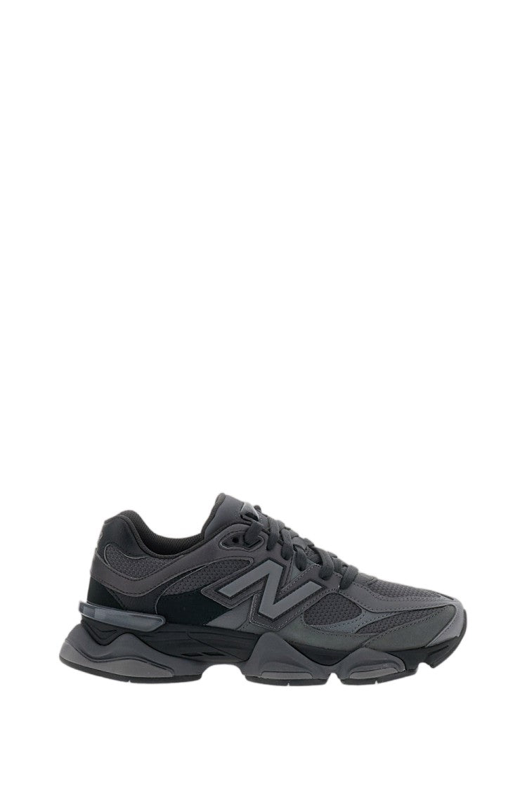 New Balance Black 9060 Mesh Suede Sneakers