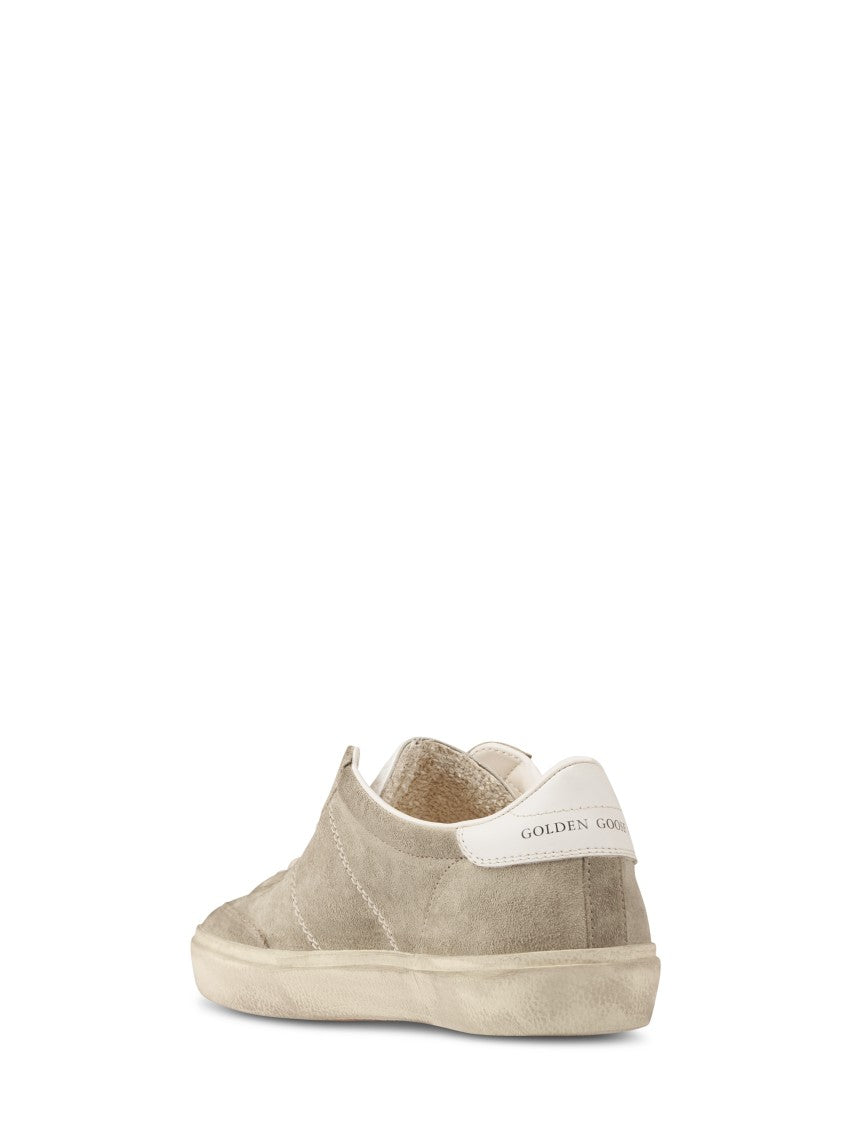 Golden Goose Soft Suede Lace-Up Sneakers With Subtle Branding