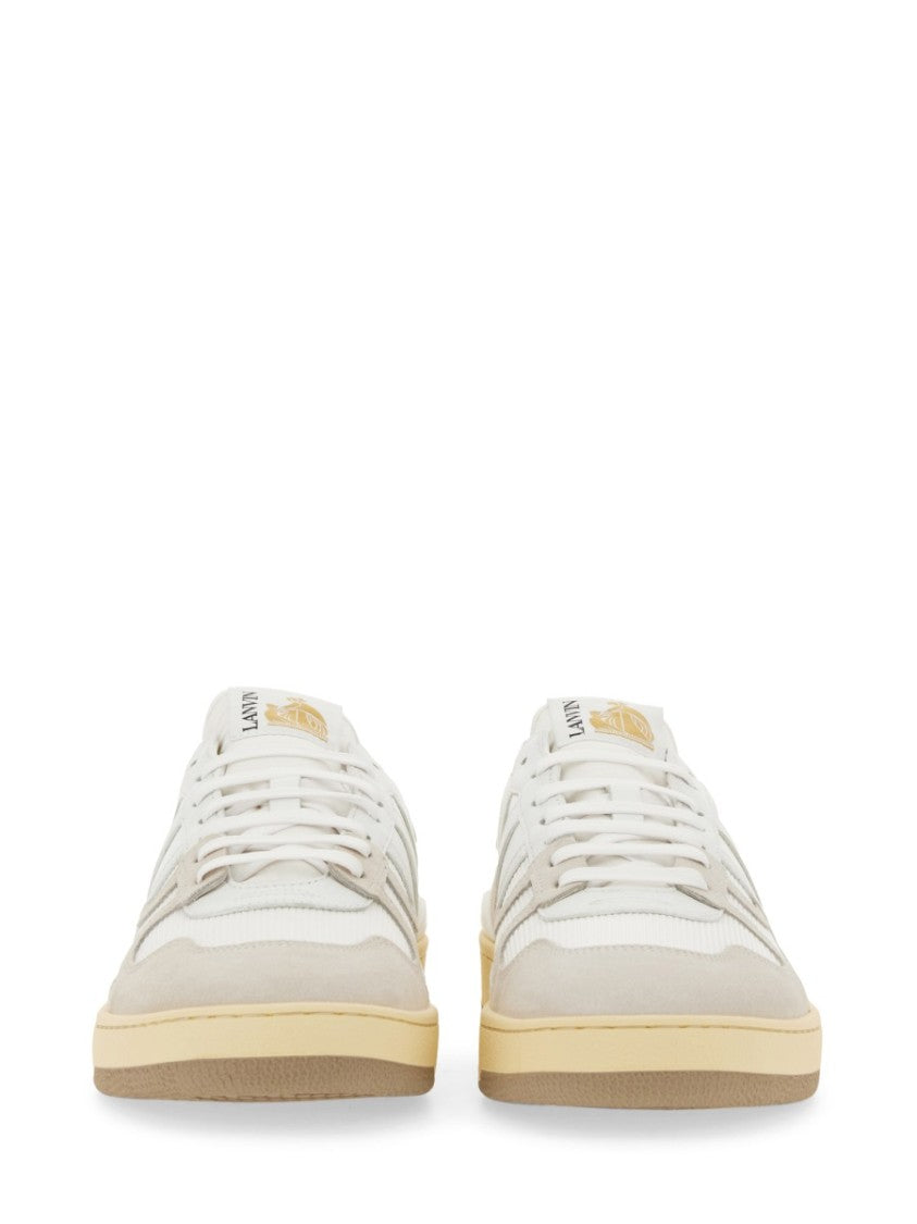 Lanvin "Clay" Low Top Sneakers With Woven Polyester