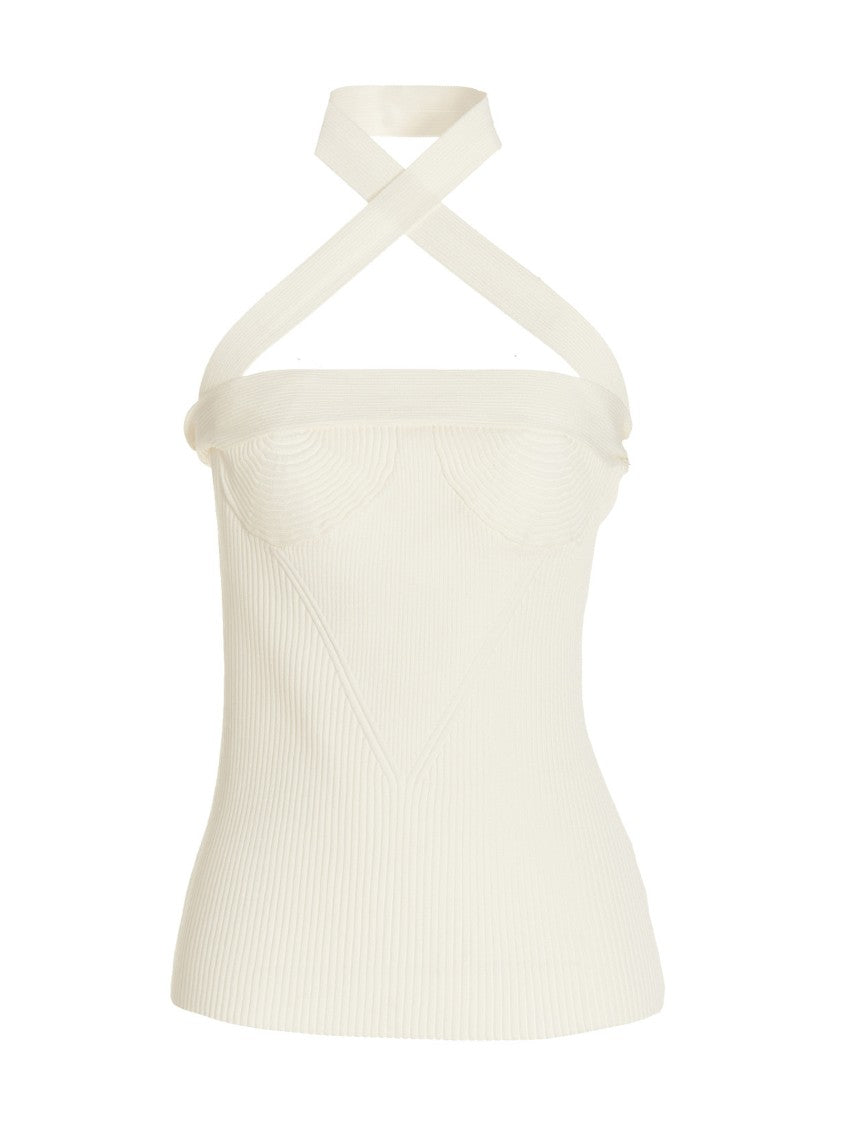 Proenza Schouler Asymmetric Shoulder Knit Top
