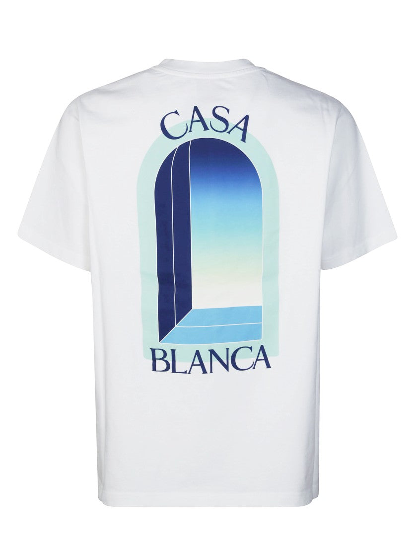 Casablanca White Classic Gradient Artwork T-Shirt