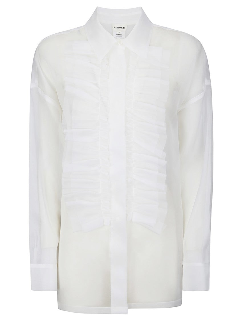 P.A.R.O.S.H. Silk Button-Up Shirt