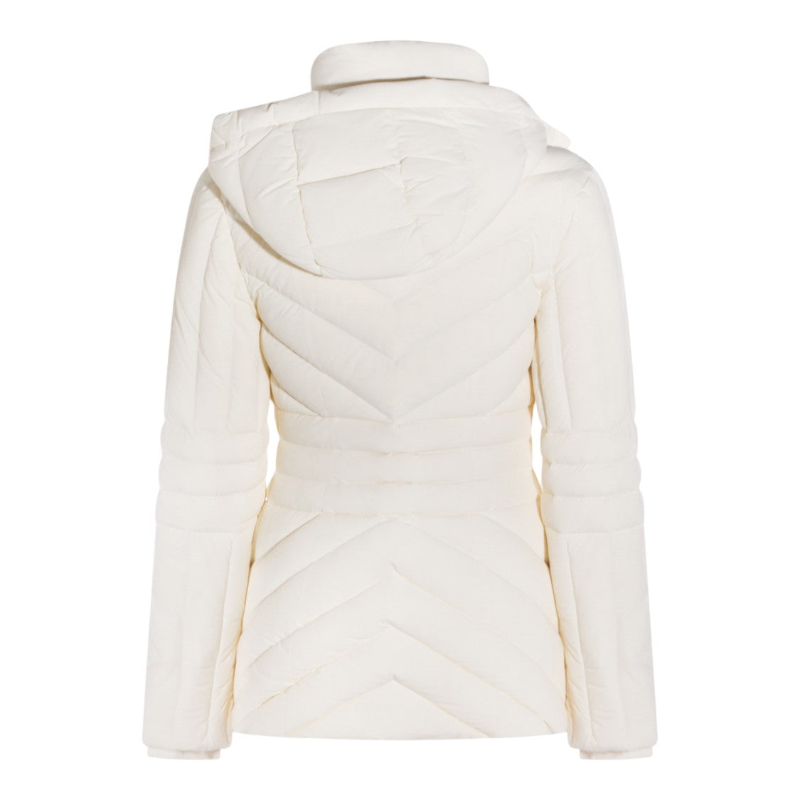 Mackage Chevron Quilted Cream Down Jacket