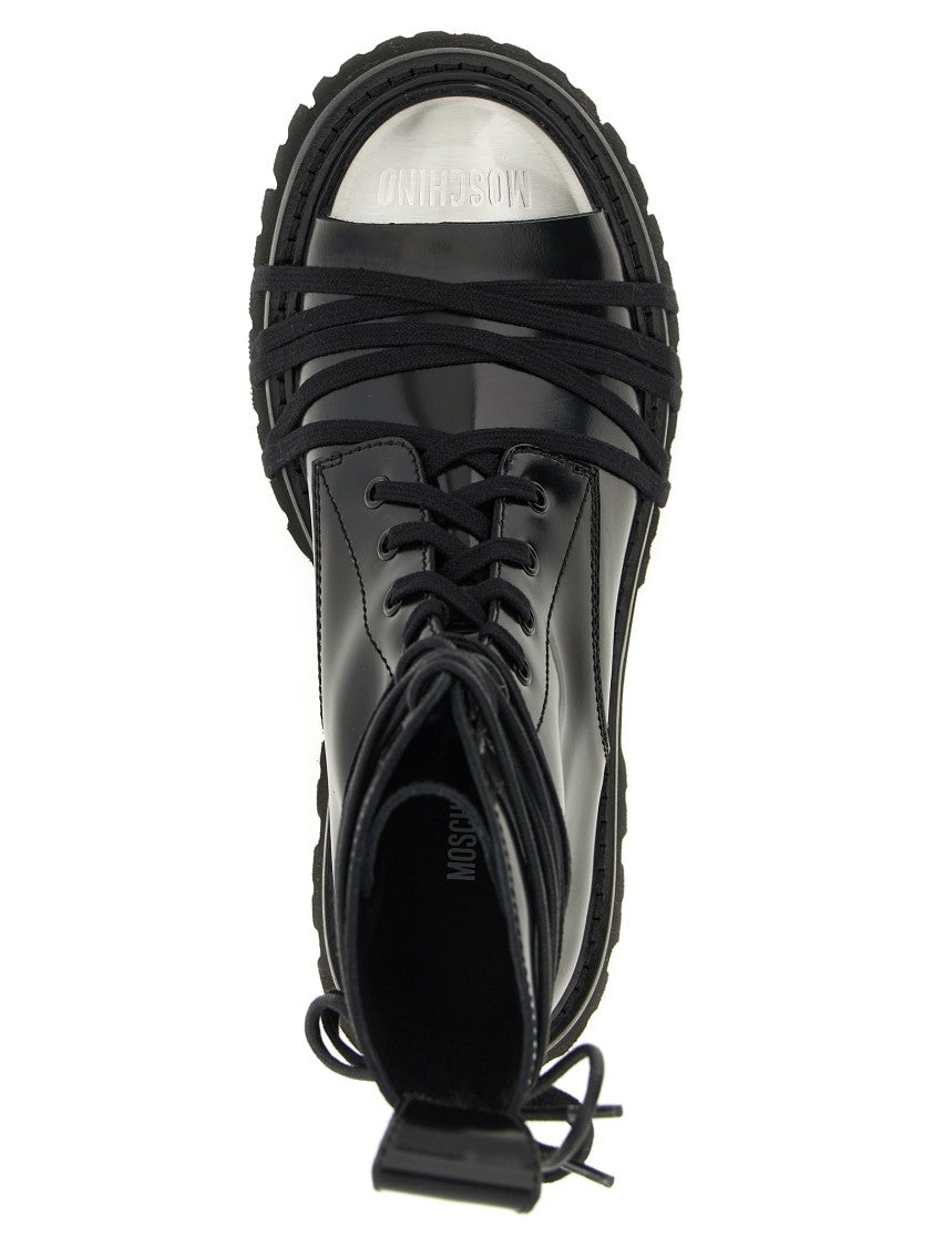 Moschino 'Combat' Combat Boots