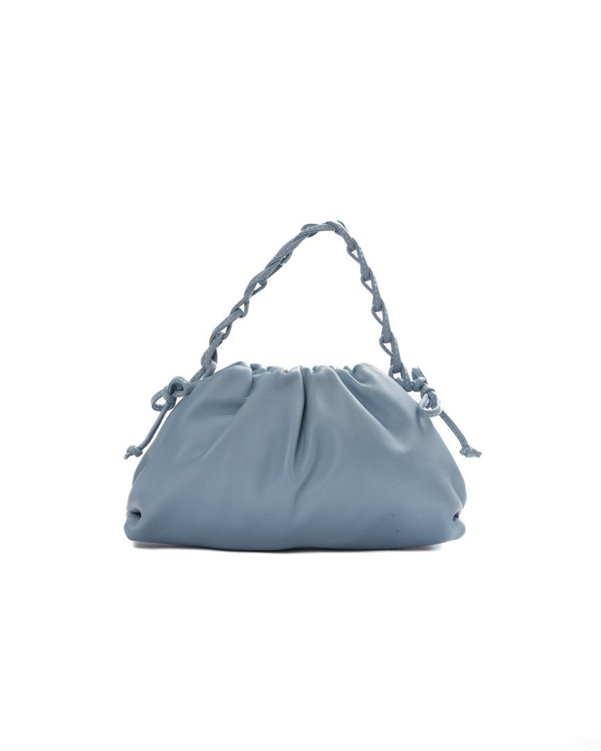 Bottega Veneta Pouch Mini Smooth Light Blue